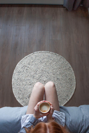 Circular Crochet Rug