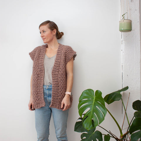 Fernwood Cardigan / Picking Up Buttonband