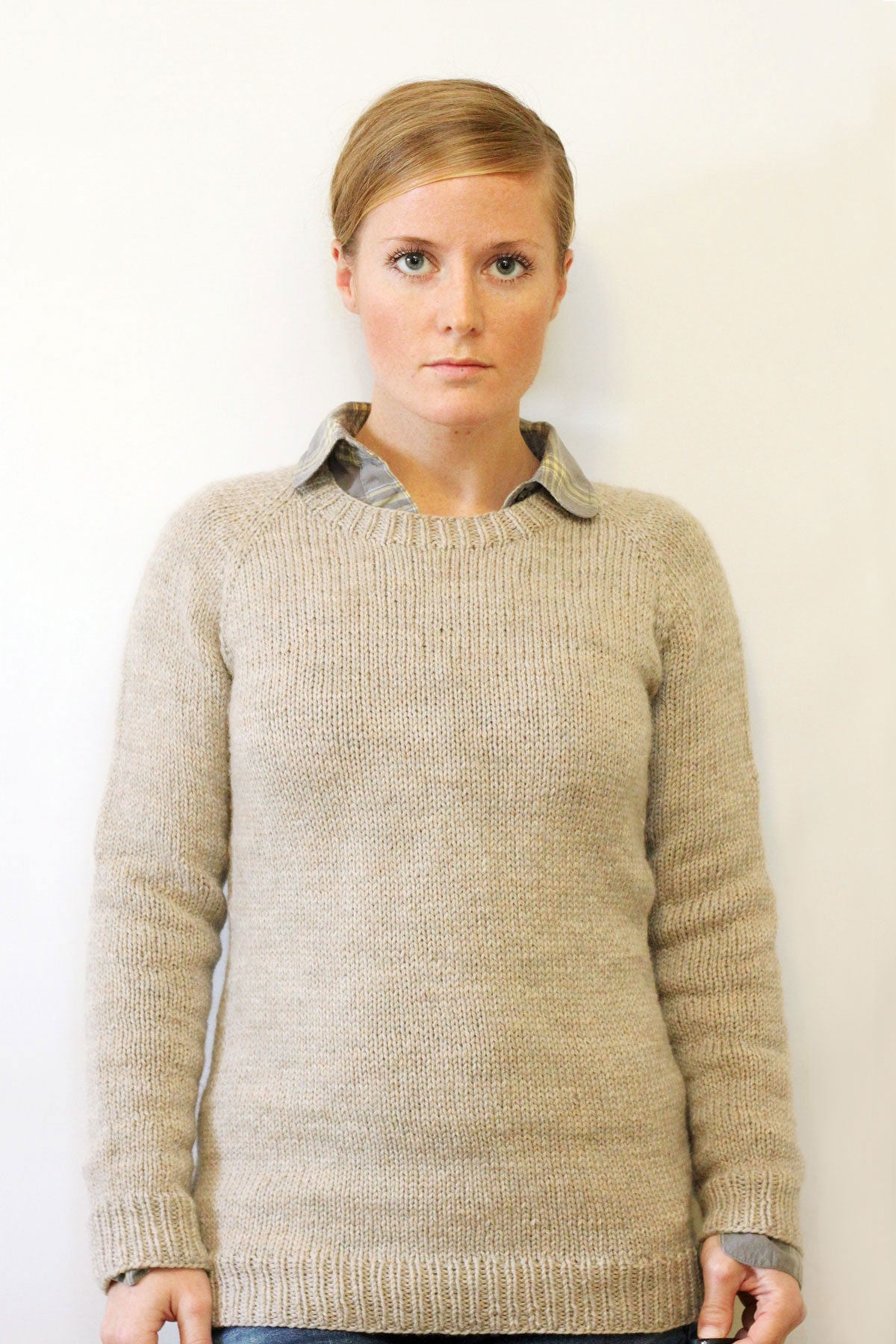 Ladies Classic Raglan Pullover Jane Richmond